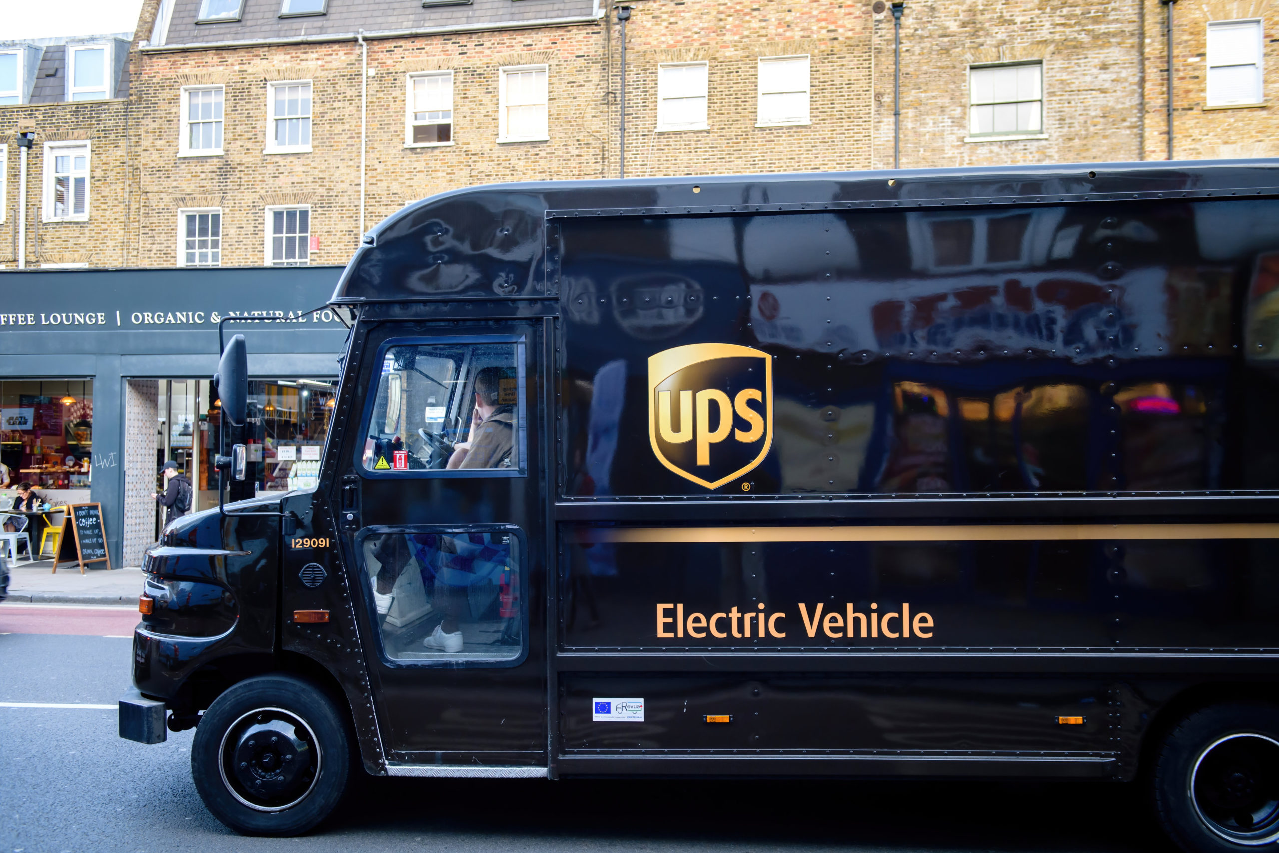 UPS' electric vehicle.