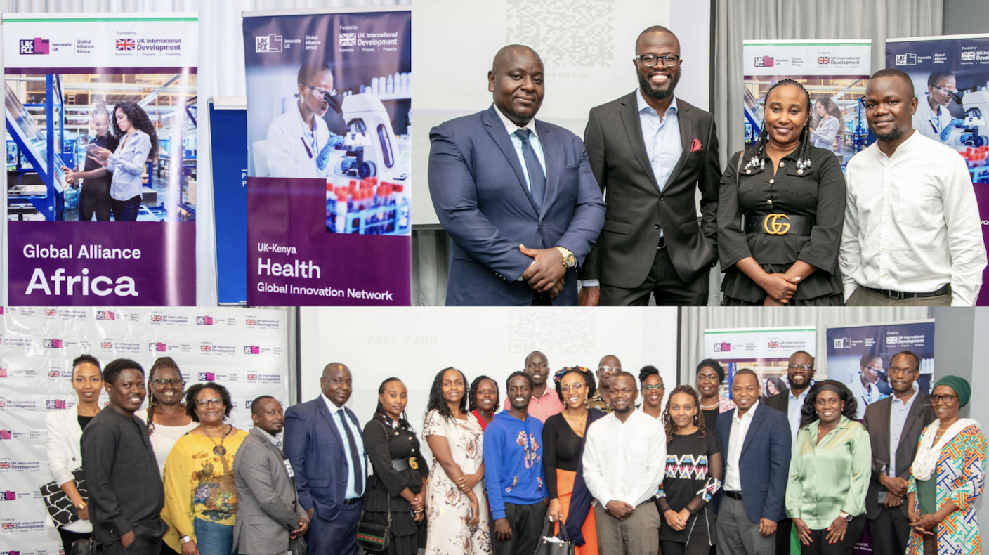 Speakers and delegates at the UK-Kenya Health Global Innovation Network in Nairobi.
