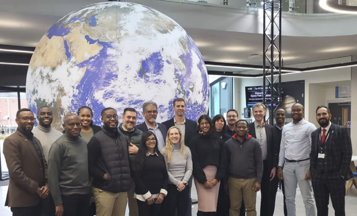 UK-Africa Space Technology Knowledge Exchange Tour delegates and organisers.