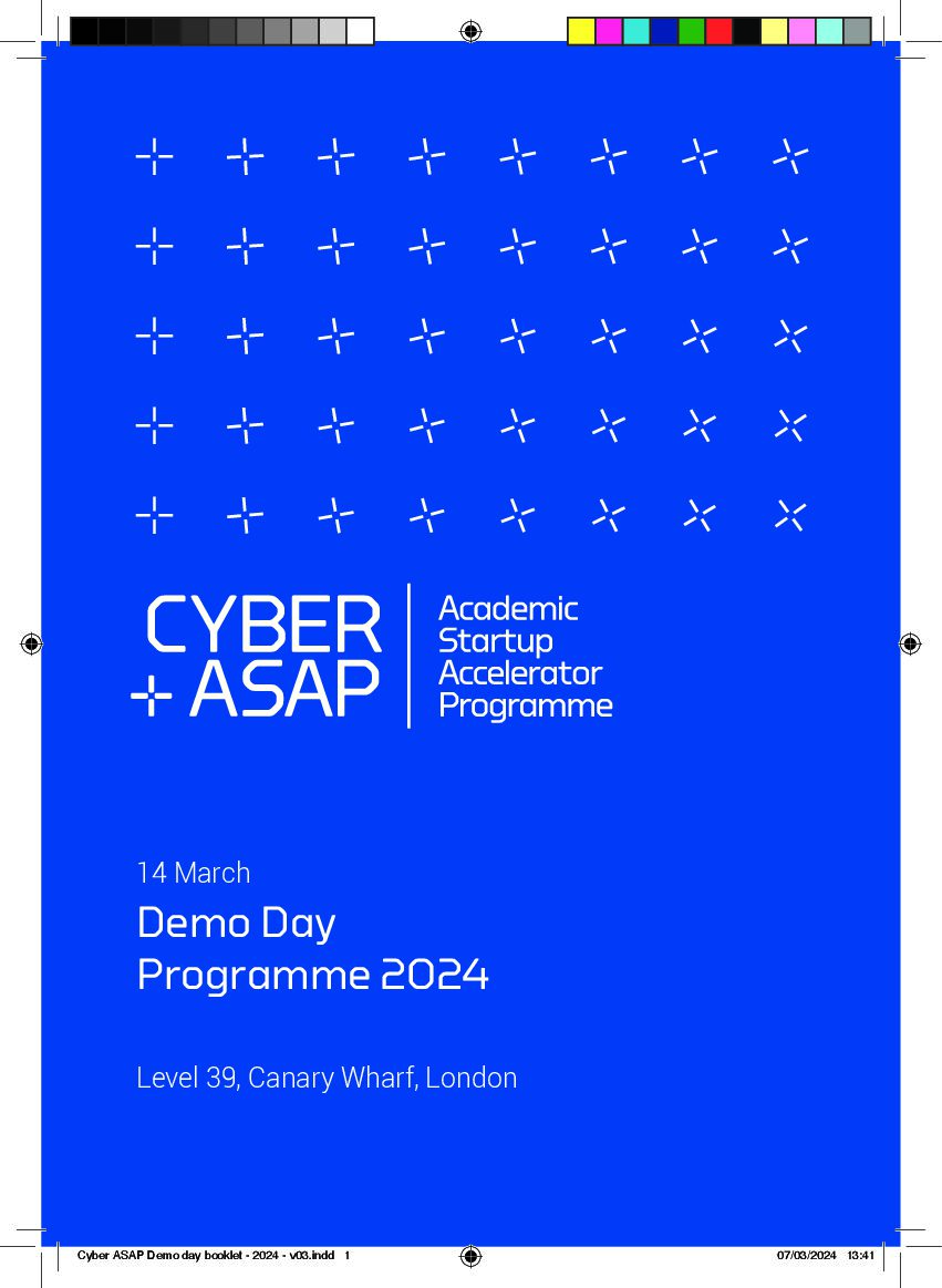 CyberASAP 2024 Demo Day Booklet