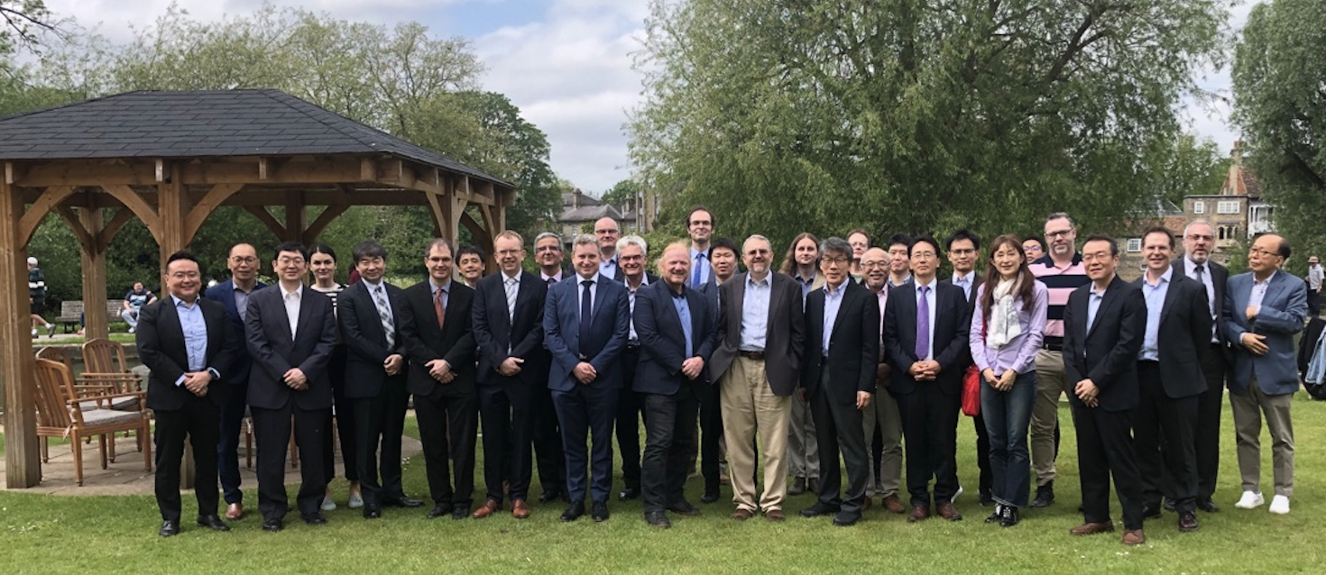 The Japanese delegation meeting in Cambridge with the consortium working in the Digital Security by Design (DSbD) programme.